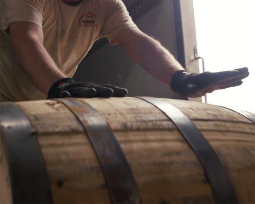 Jackson Purchase Distillery Barrel Rolling