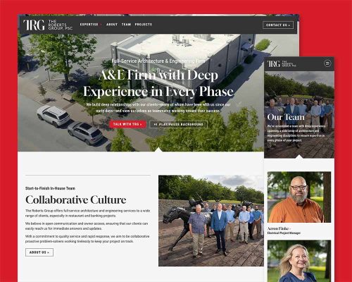 The Roberts Group Website Design Showcase
