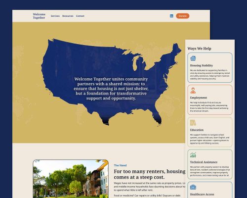 Welcome Together Website Development 1